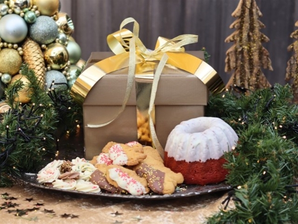 Gouden Kerst box